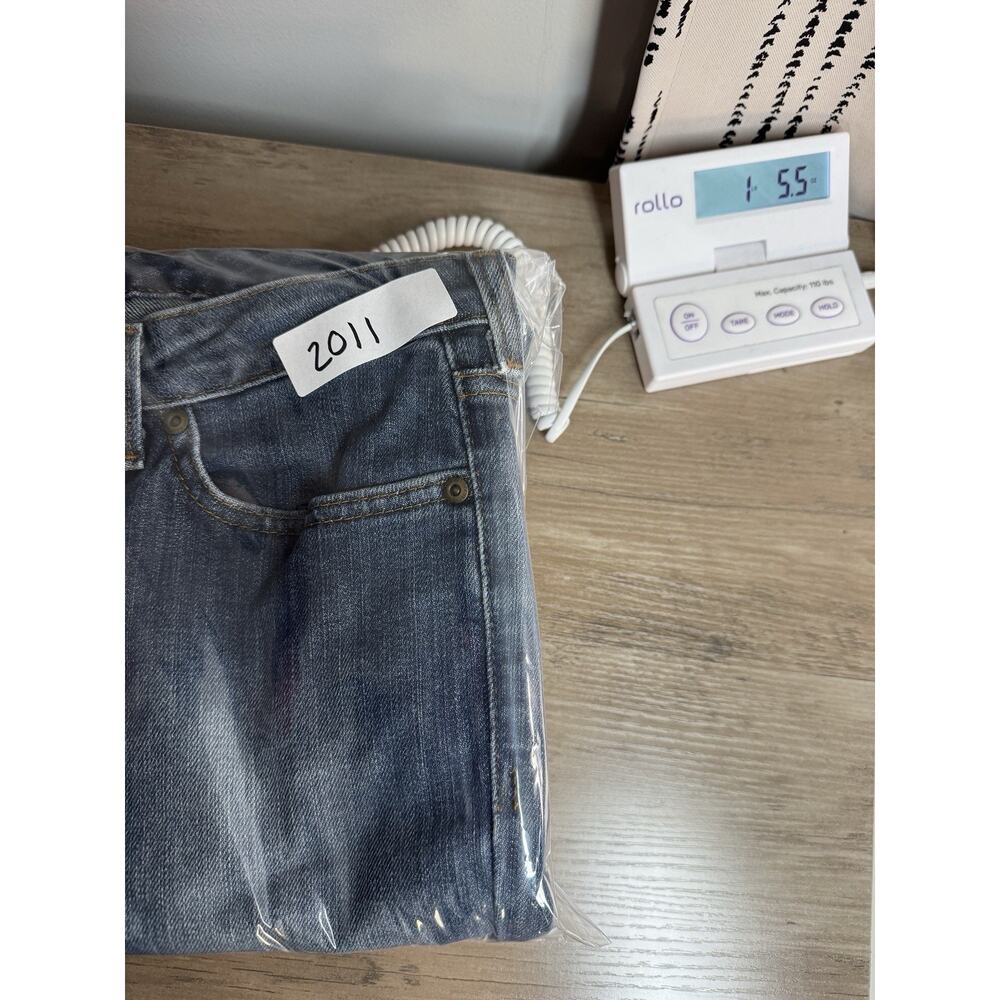 Vintage Boston Proper Straight Leg Denim Jeans 8 Dark Wash Y2K Classic High Rise - Picture 15 of 15